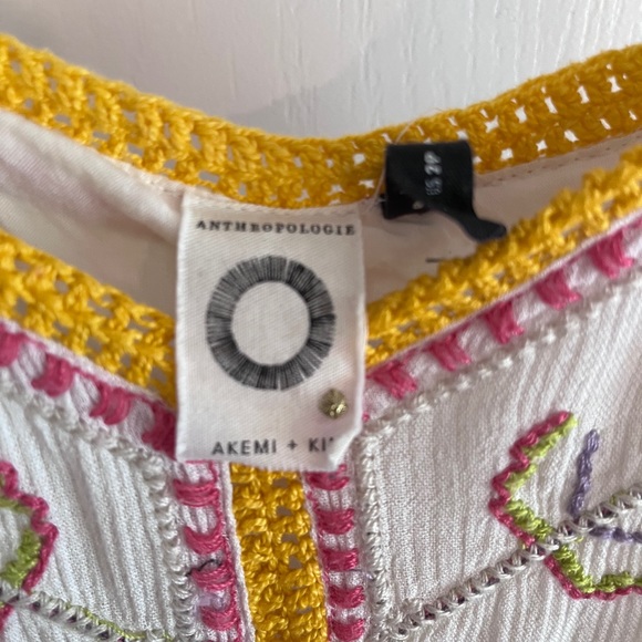 Anthropologie Embroidered Akemi + Kin Dress (size 2P) - Picture 4 of 5